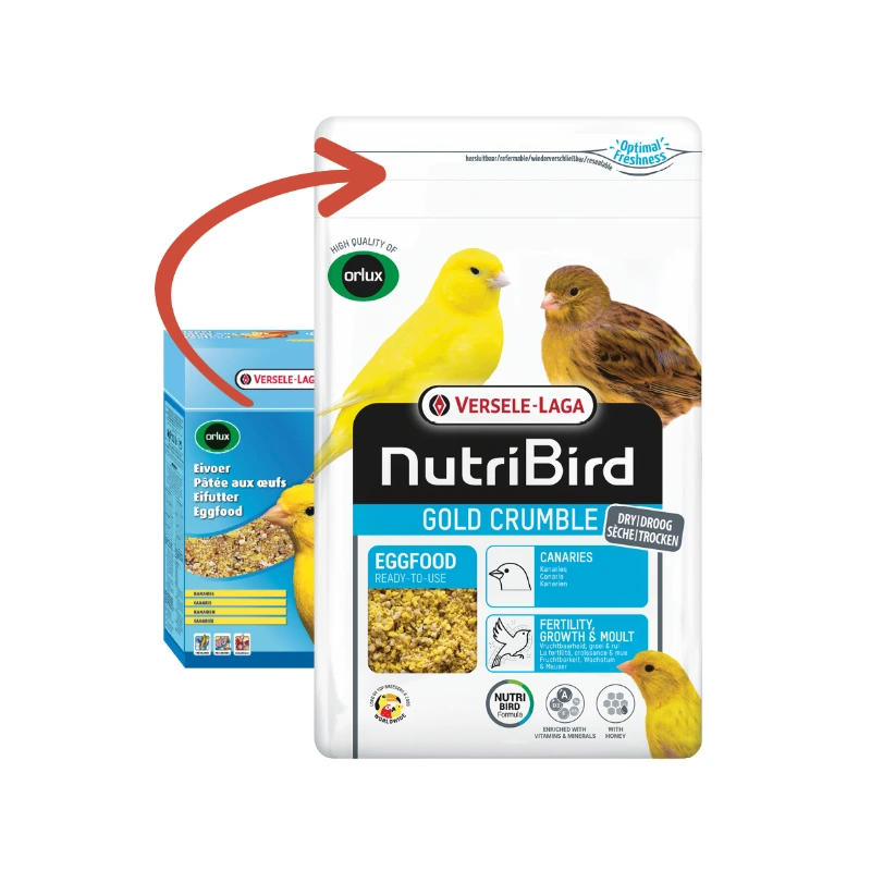 NutriBird Gold Crumble Canaries 4 kg NutriBird Gold Crumble Canaries