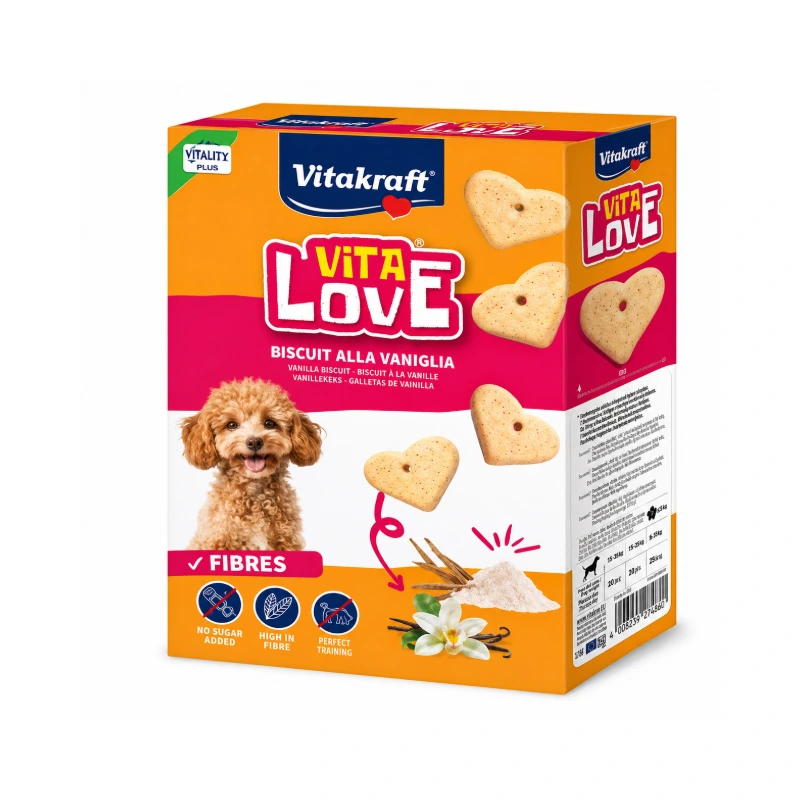 Vitakraft Vita Love integralni keksi s vanilijom za pse 300 g