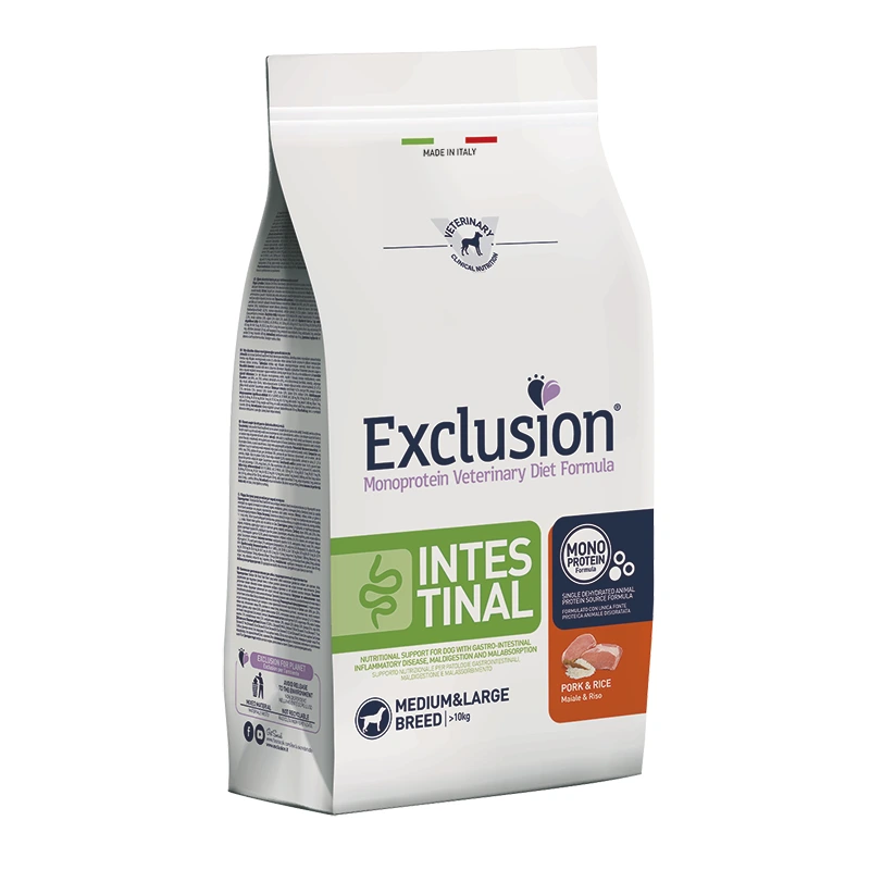 Exclusion Monoprotein VD Intestinal svinjetina & riža 12kg