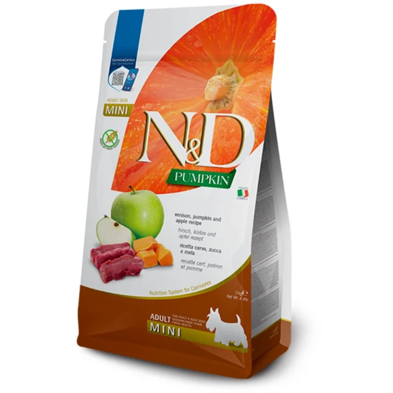 Toby Lex Farmina N&D Pumpkin Venison & Apple Adult Mini 2 kg