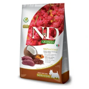 Farmina N&D Quinoa Skin & Coat Venison Mini