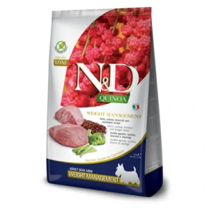 Farmina N&D Quinoa Weight Management Lamb Mini